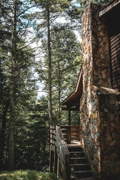 Deer Run Cabin At 36 North - Hot Tub Purlear Bagian luar foto